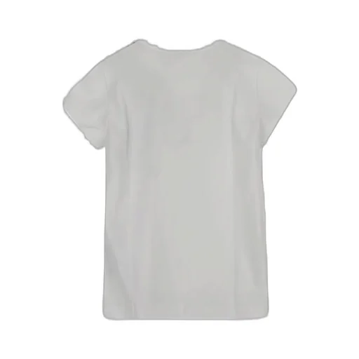 Monnalisa Chain-Detailed Bow-Printed Crewneck T-Shirt