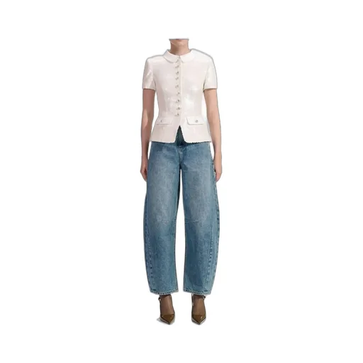 Sequined Peter Pan Collar Jacket