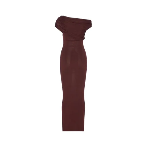 Asymmetric Ruched Dress