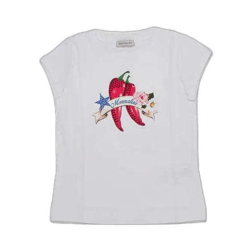 Monnalisa Graphic-Printed Crewneck T-Shirt