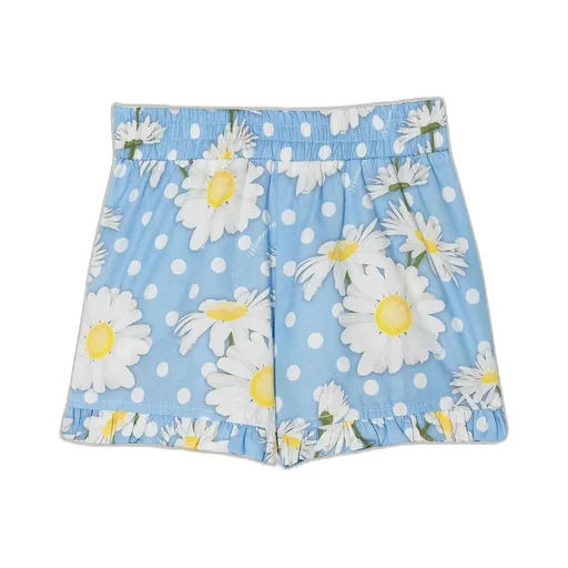 Monnalisa Floral Printed Elasticated Waistband Shorts