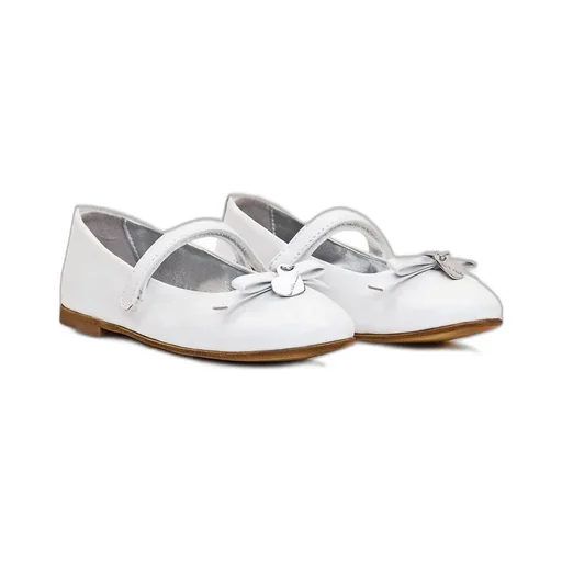 Monnalisa Bow Detailed Ballet Flats