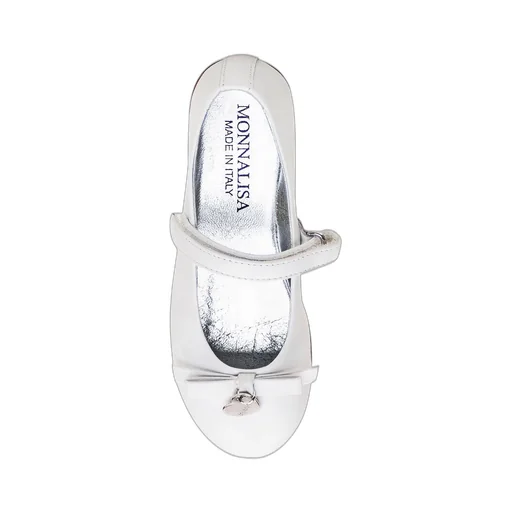 Monnalisa Bow Detailed Ballet Flats