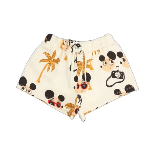 Mini Rodini Graphic Printed Drawstring Shorts
