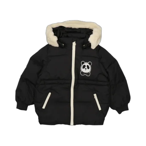 Mini Rodini Panda Zip-Up Hooded Jacket