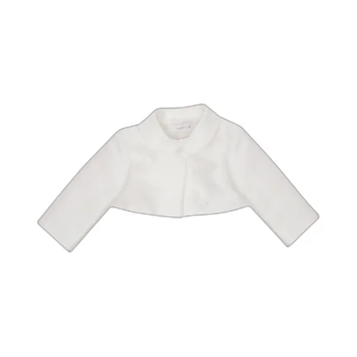 Monnalisa Logo-Embellished Cropped Bomber Jacket