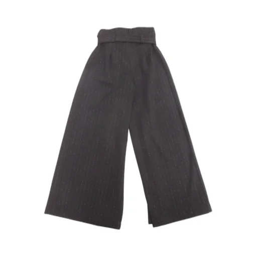 Monnalisa Logo-Patch Belted Straight Leg Trousers