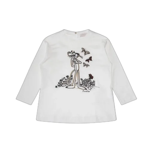 Monnalisa Pink Panther Long-Sleeved T-Shirt
