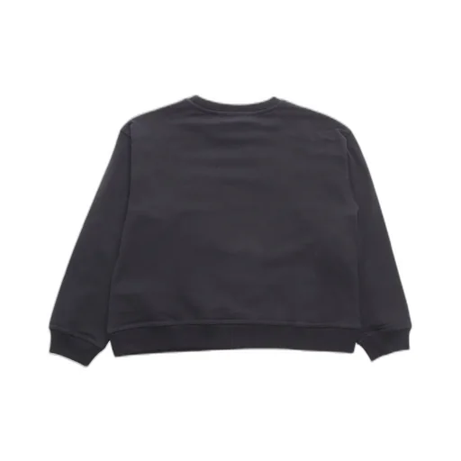 Monnalisa Pink Panther-Embroidered Crewneck Sweatshirt