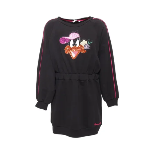Monnalisa X Looney Tunes Long-Sleeved Crewneck Dress