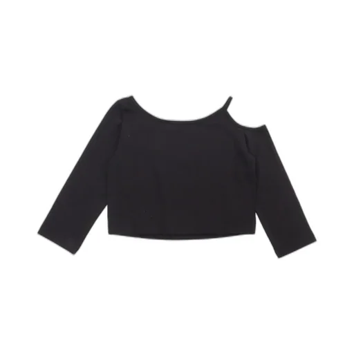 Monnalisa Asymmetrical Cropped T-Shirt