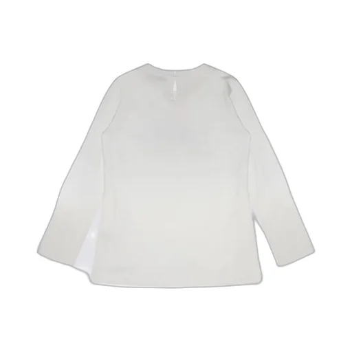 Monnalisa Embellished Long-Sleeved Crewneck T-Shirt
