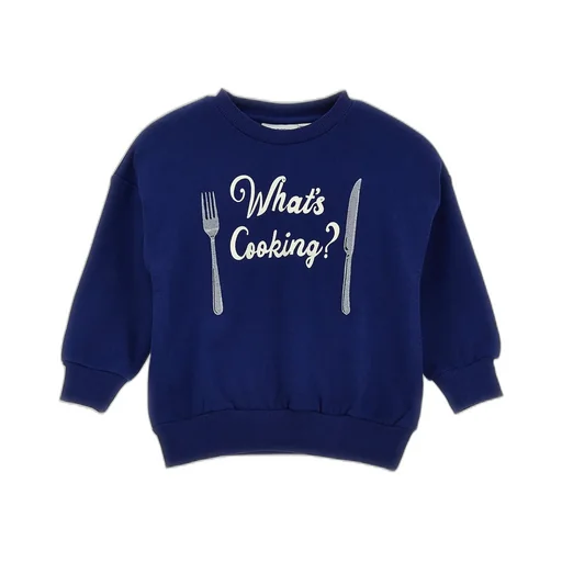 Mini Rodini What's Cooking Crewneck Long-Sleeved Sweatshirt