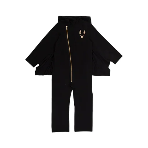 Mini Rodini Zip-Up Straight Hem Jumpsuit
