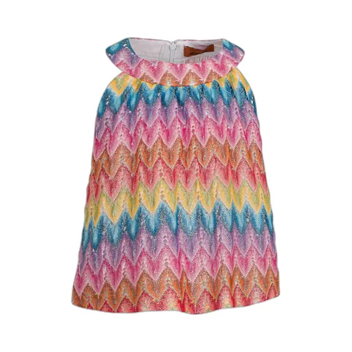 Missoni Sweaters Zigzag Patterned Sleeveless Blouse