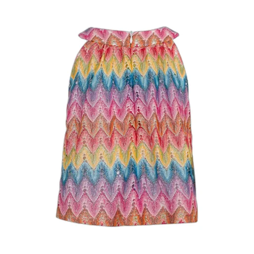 Missoni Sweaters Zigzag Patterned Sleeveless Blouse