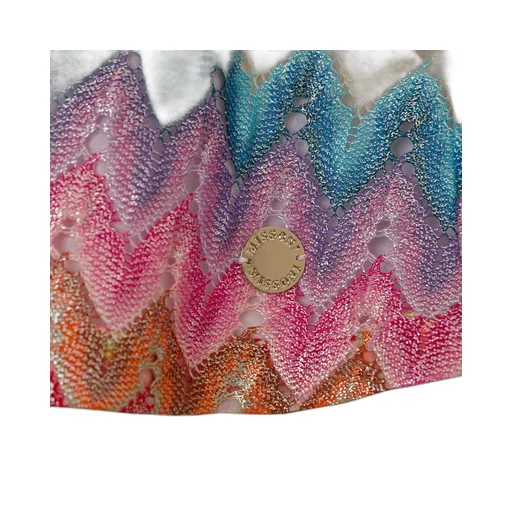 Missoni Sweaters Zigzag Patterned Sleeveless Blouse
