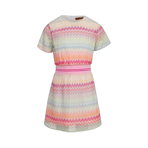 Missoni Kids Elasticated Waistband Zigzag-Woven Dress