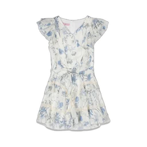 Miss Blumarine Floral Print Dress