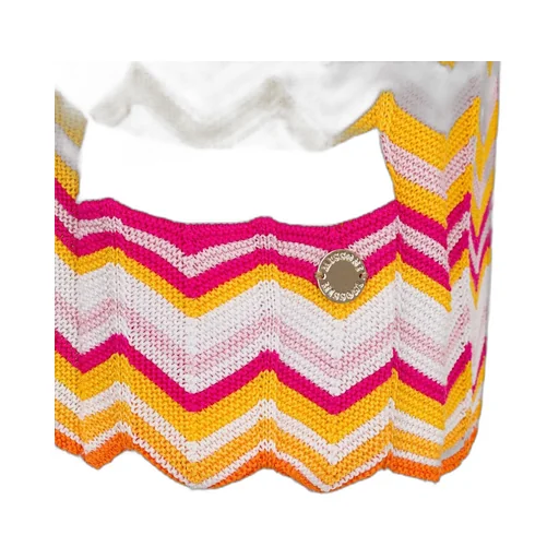 Missoni Kids Zigzag Patterned V-Neck Cardigan