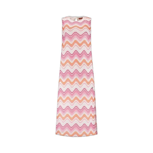Missoni Kids Zigzag-Wovened Sleeveless Dress