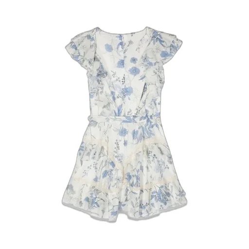 Miss Blumarine Floral Print Dress