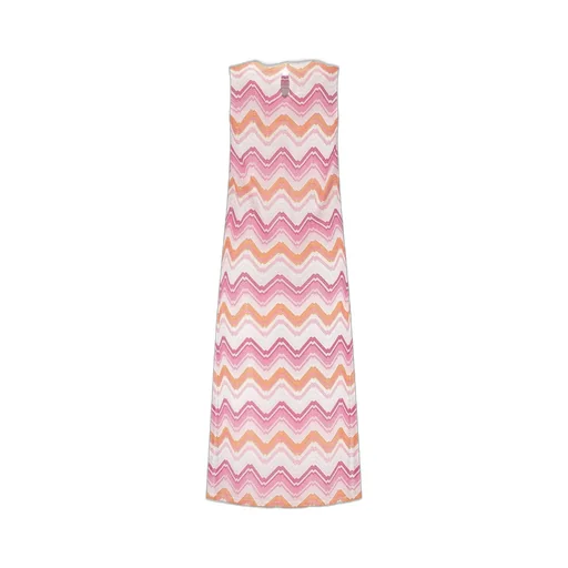 Missoni Kids Zigzag-Wovened Sleeveless Dress