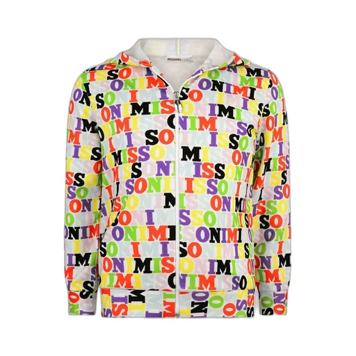 Missoni Kids Logo Printed Zipped Hoodie