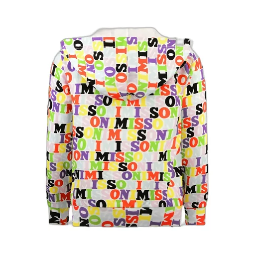 Missoni Kids Logo Printed Zipped Hoodie