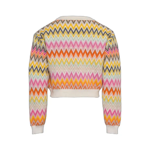 Missoni Kids Zigzag Jacquard Crewneck Jumper