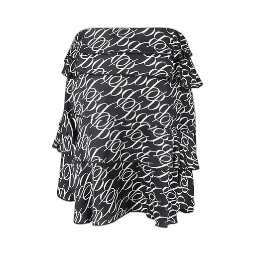 Miss Blumarine Kids Logo Ruffle Skirt