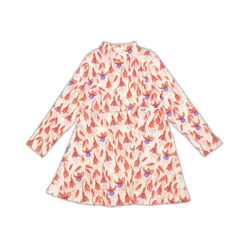 Mini Rodini Floral Printed Long-Sleeved Dress