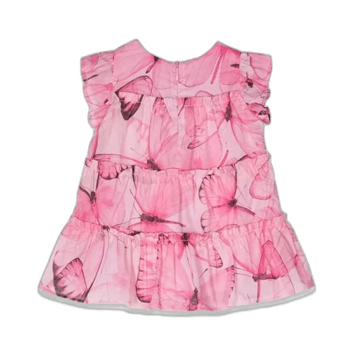 Miss Blumarine Butterfly Print Dress