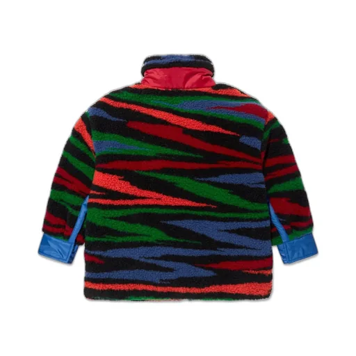 Missoni Kids Abstract Printed Zipped Fleece Coat