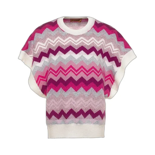 Missoni Kids Zigzag-Woven Crewneck Top