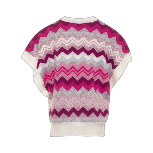 Missoni Kids Zigzag-Woven Crewneck Top