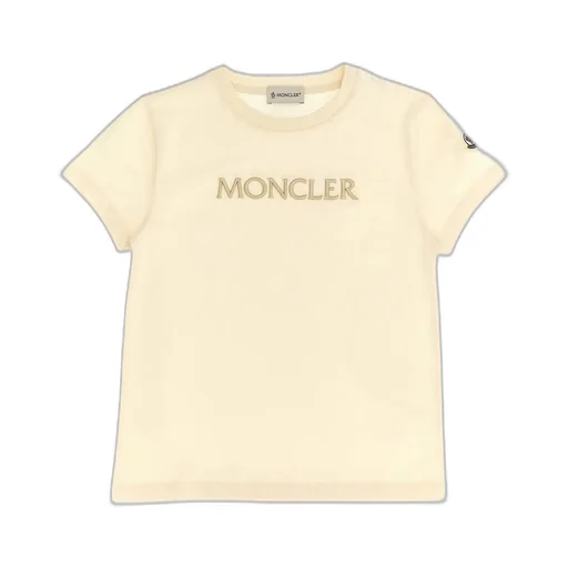Moncler Enfant Logo Embroidered Crewneck T-Shirt