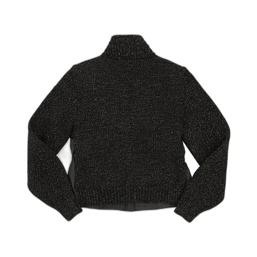 Moncler Enfant Padded Lurex Knitted Cardigan