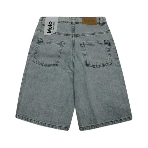 Molo Kids Art Knee-Length Denim Shorts