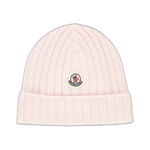 Moncler Enfant Logo Patch Beanie