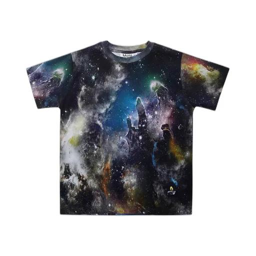 Molo Kids Riley Outer Space Printed T-Shirt