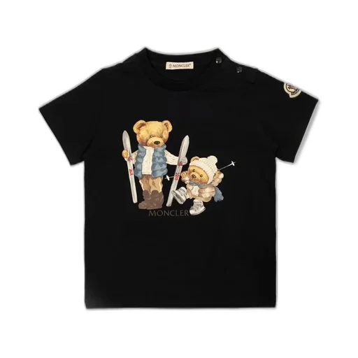 Moncler Enfant Teddy Bear Motif T-Shirt