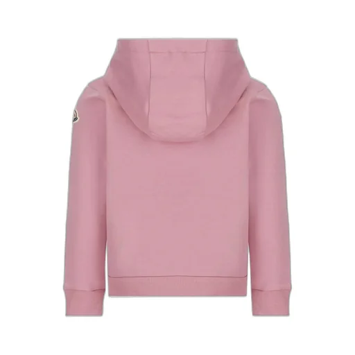 Moncler Enfant Logo Embroidered Zipped Hoodie
