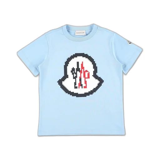 Moncler Enfant Pixel Logo T-Shirt
