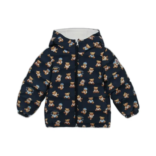 Moncler Enfant Semenat Hooded Down Jacket