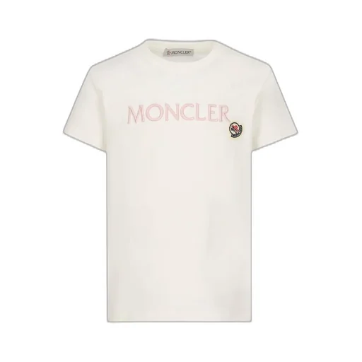 Moncler Enfant Logo Embroidered T-Shirt