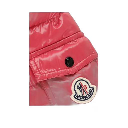 Moncler Enfant Logo Patch Hooded Down Jacket