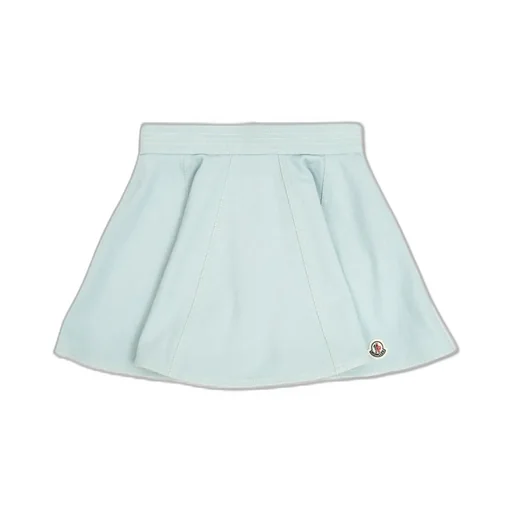Moncler Enfant Flared Denim Mini Skirt
