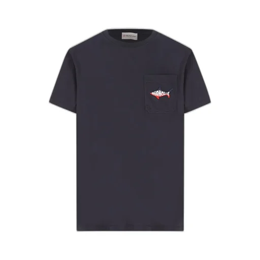 Moncler Enfant Logo Patch Crewneck T-Shirt