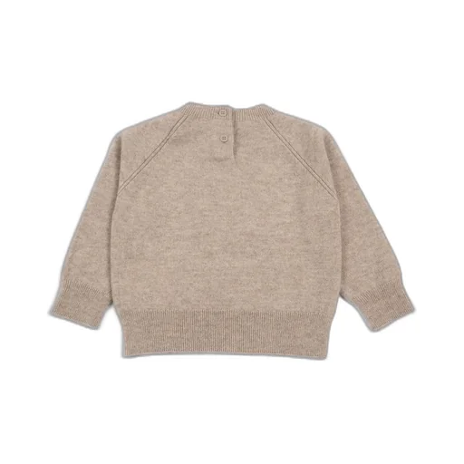 Moncler Enfant Logo Patch Crewneck Jumper